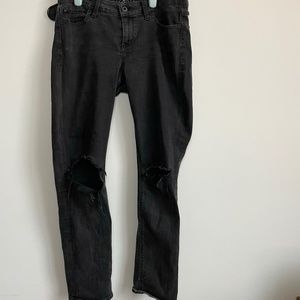 Lucky Brand Jeans | Black Distressed Jeans | size 29 / 8